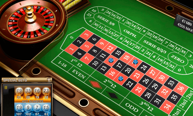 Casino game roulette