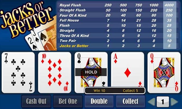 Free 10 Play Video Poker