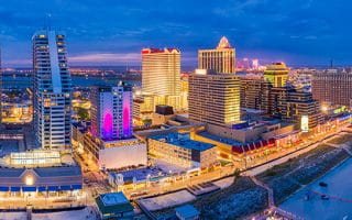 Atlantic City Skyline with Best Casinos