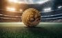 An image of a Bitcoin in a sports stadium